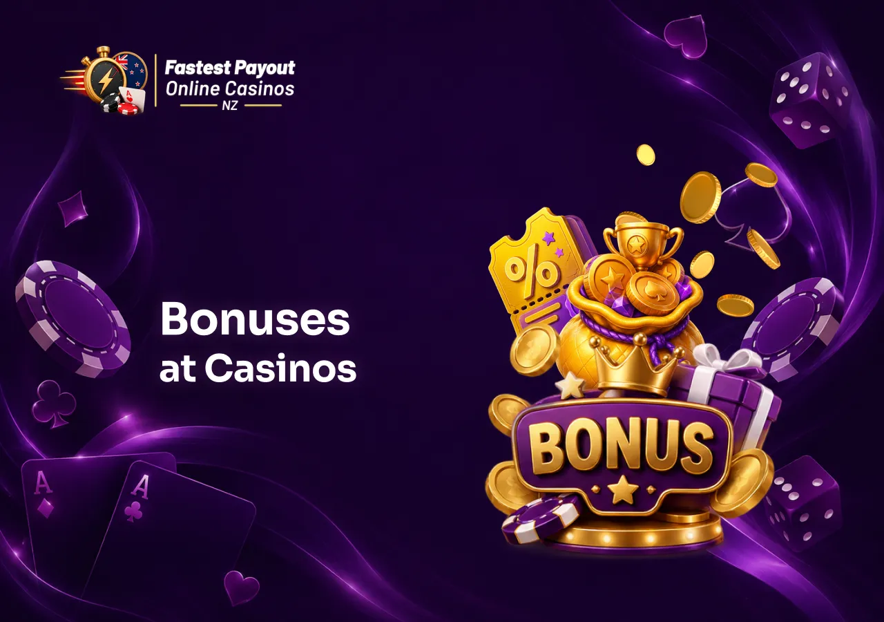 Casino bonuses can include welcome rewards, free spins, cashback and reload promotions for eligible players.